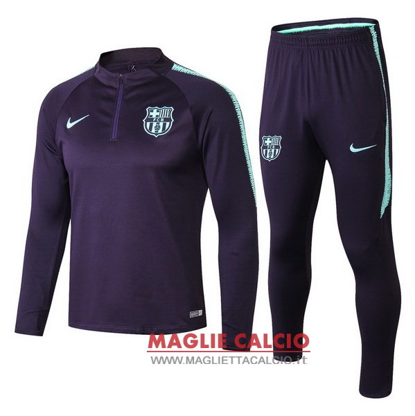 nuova barcelona set completo purpureo verde giacca 2018-2019