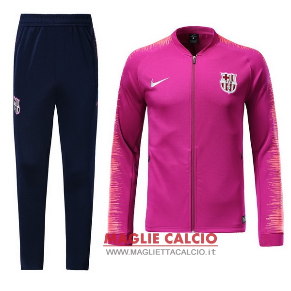 nuova barcelona set completo rosa giacca 2018-2019