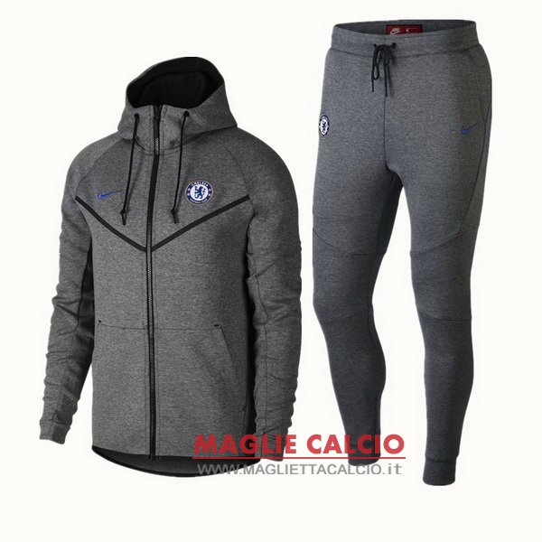 nuova chelsea insieme completo grigio giacca 2018-2019