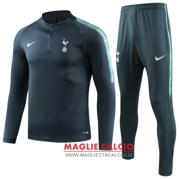 nuova tottenham hotspur insieme completo verde navy giacca 2018-2019