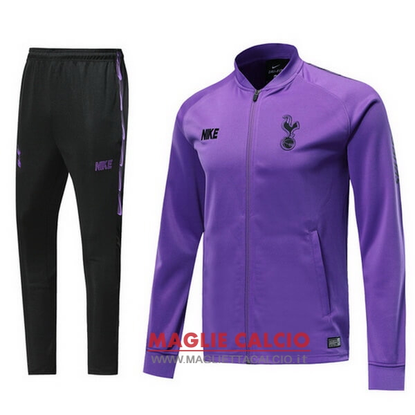 nuova tottenham hotspur insieme completo purpureo nero giacca 2019-2020