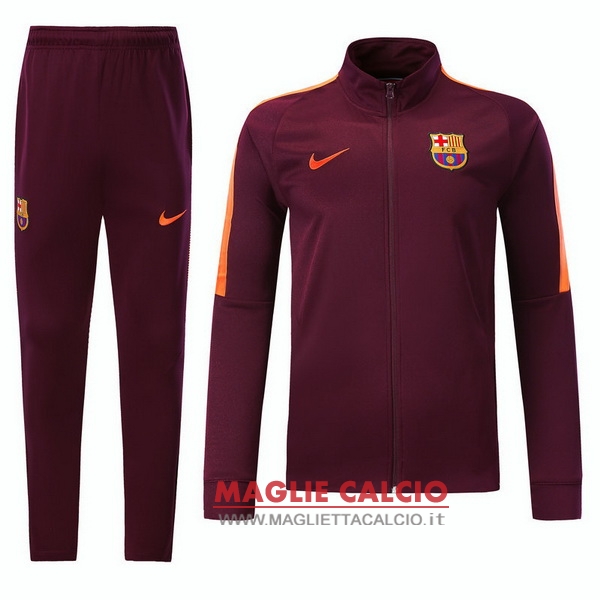nuova barcelona insieme completo marrone giacca 2017-2018