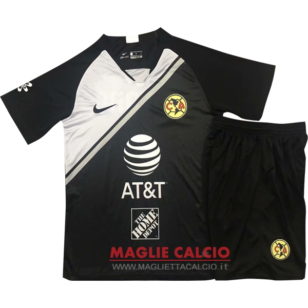nuova maglietta club america portiere bambino 2018-2019 nero