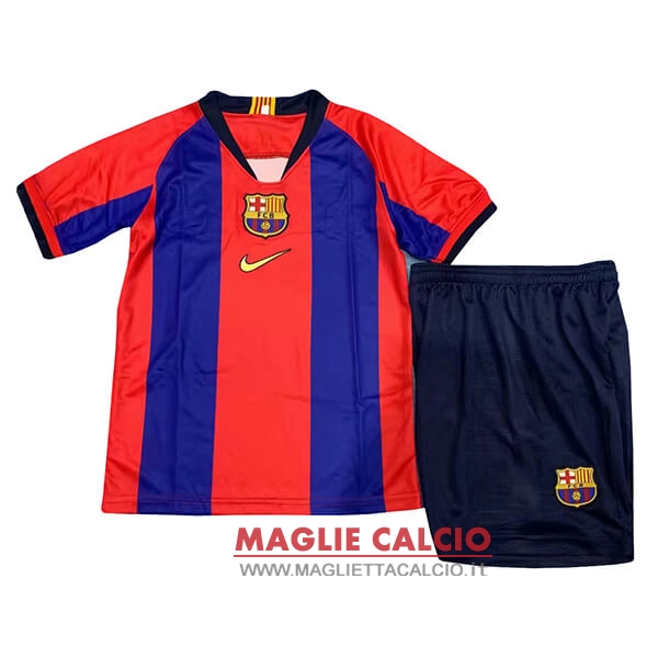 nuova edizione commemorativa magliette barcellona bambino 2019-2020 blu rosso