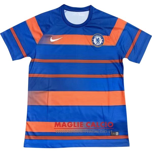 nuova magliette chelsea formazione 2018-2019 blu arancione