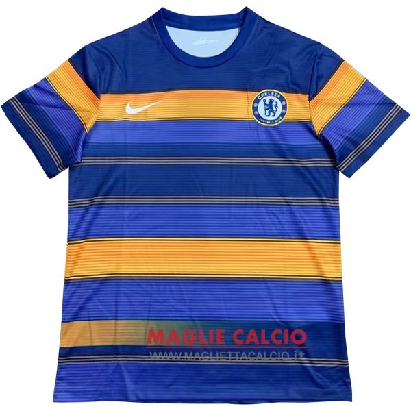 nuova magliette chelsea formazione 2018-2019 blu giallo