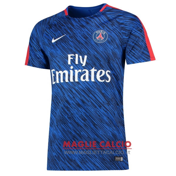 nuova formazione divisione magliette paris saint germain 2017-2018 blu rosso