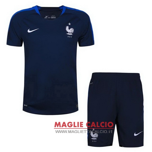 nuova formazione set completo divisione magliette francia 2018 blu