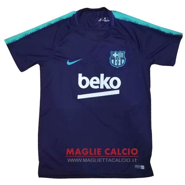 nuova magliette barcelona formazione 2018-2019 navy blu