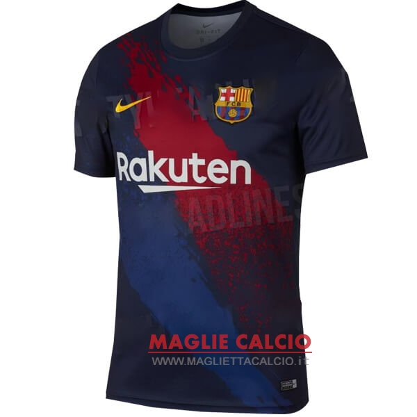 nuova magliette barcelona formazione 2019-2020 nero rosso