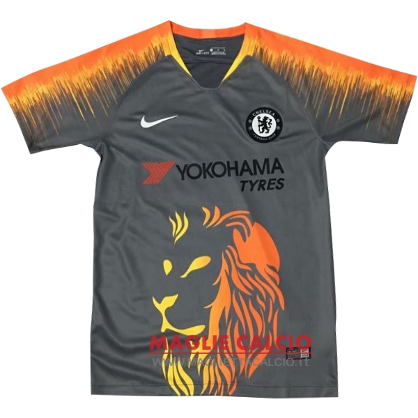 nuova magliette chelsea formazione 2018-2019 grigio