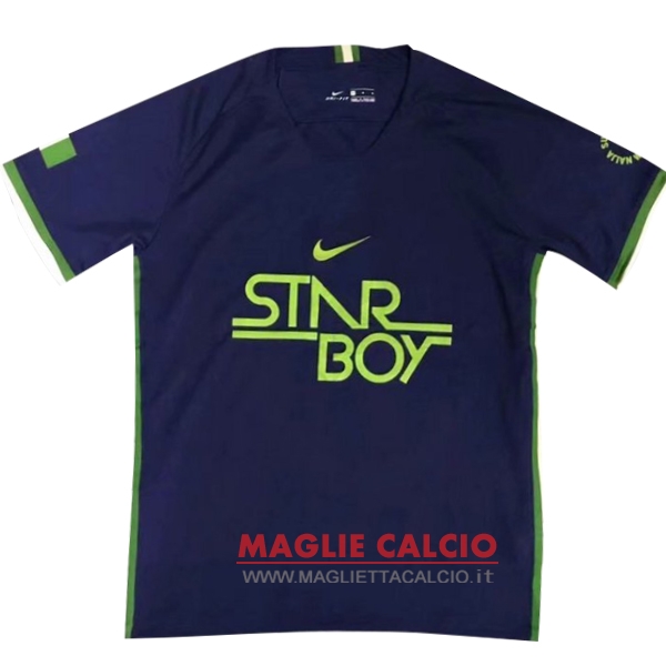 nuova formazione divisione magliette nigeria 2018 blu navy