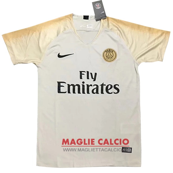 nuova formazione divisione magliette paris saint germain 2018-2019 bianco