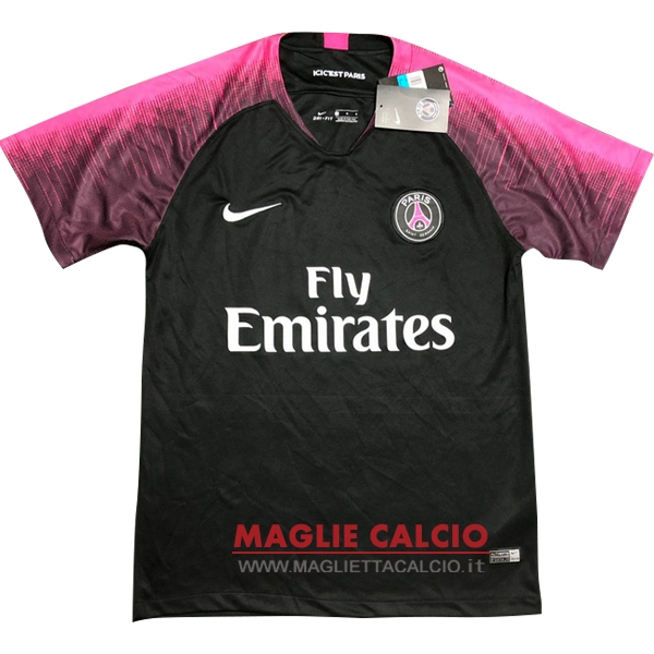 nuova formazione divisione magliette paris saint germain 2018-2019 nero rosa