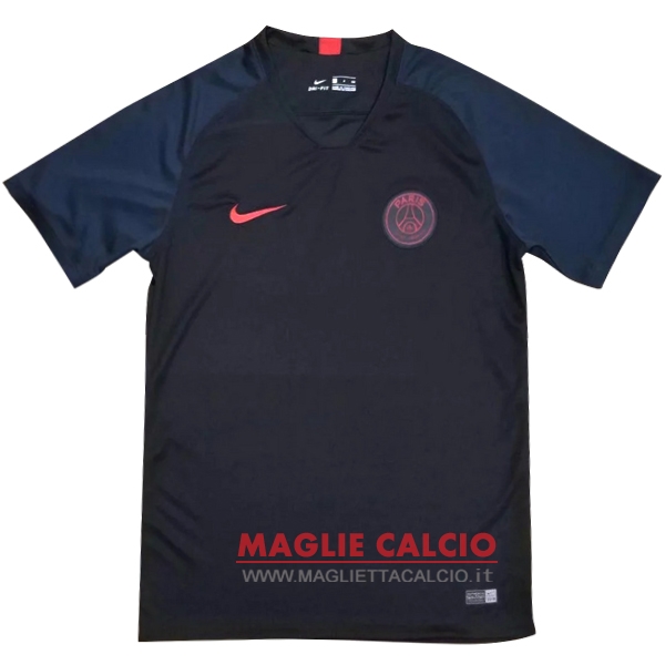 nuova formazione divisione magliette paris saint germain 2018-2019 nero rosso