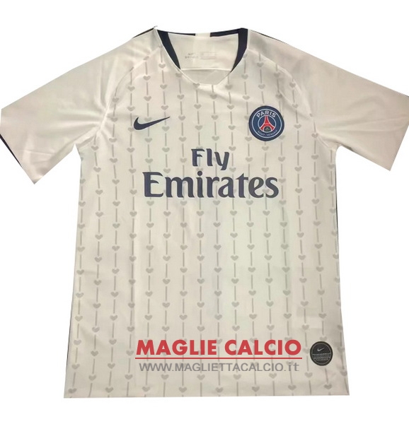 nuova formazione divisione magliette paris saint germain 2019-2020 bianco