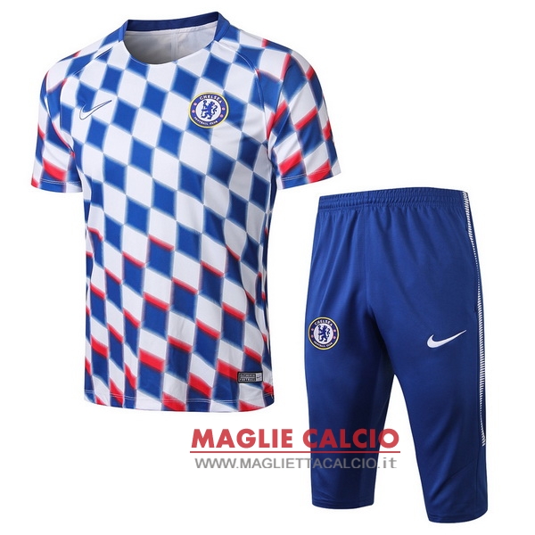 nuova formazione insieme completo divisione magliette chelsea 2018-2019 blu