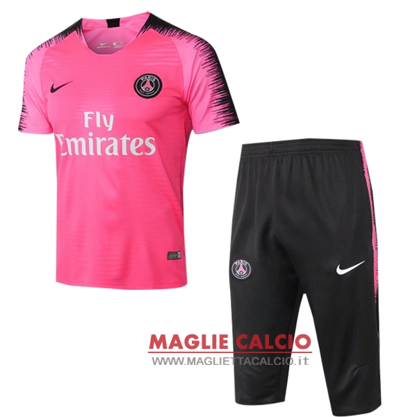 nuova formazione set completo divisione magliette paris saint germain 2018-2019 rosa