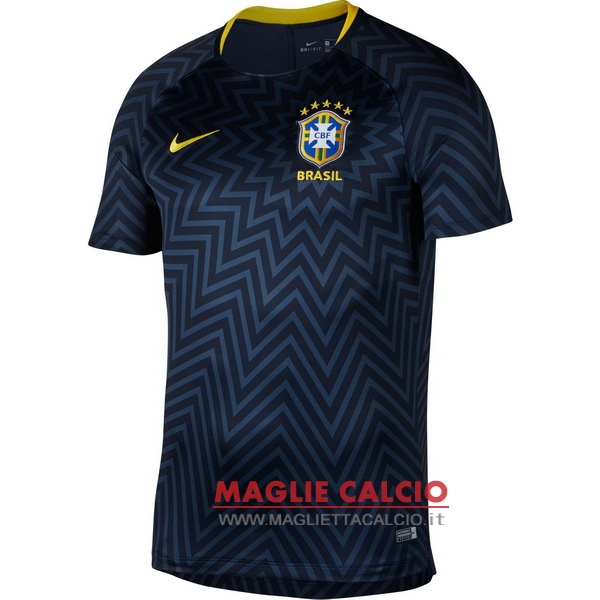 nuova magliette brasile formazione 2018 blu marino