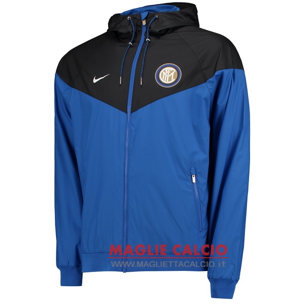 nuova inter milan blu nero giacca a vento 2018-2019