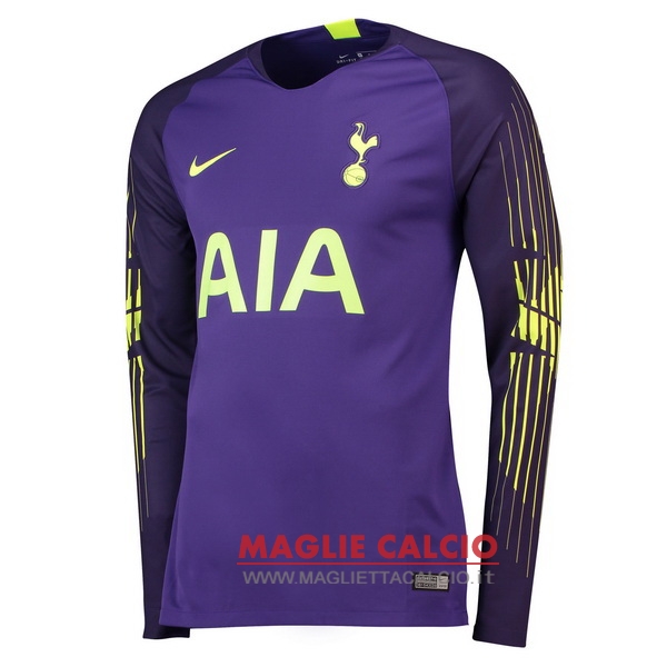 nuova manica lunga portiere tottenham hotspur 2018-2019 purpureo