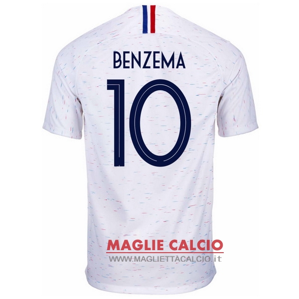 nuova maglietta francia 2018 benzema10 seconda