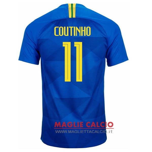 maglietta brasile 2018 coutinho 11 seconda