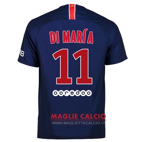 nuova maglietta paris saint germain 2018-2019 di maria 11 prima