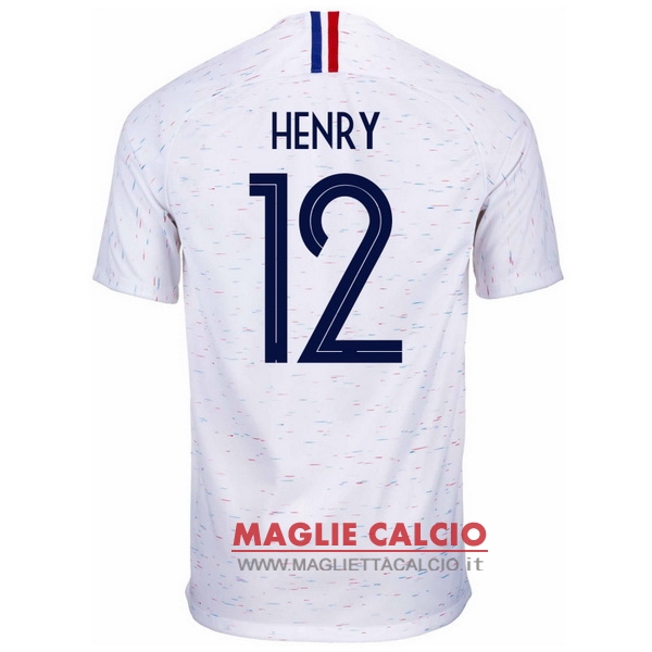 nuova maglietta francia 2018 henry 12 seconda