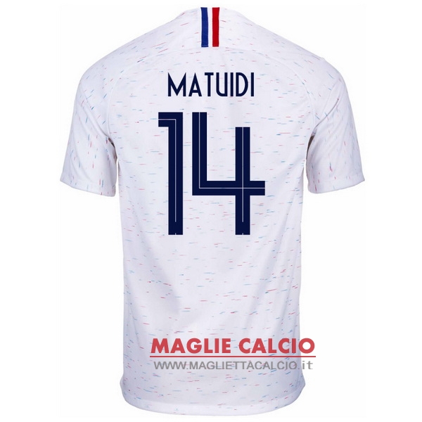 nuova maglietta francia 2018 matuidi 14 seconda