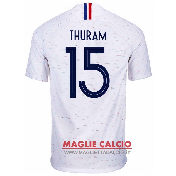 nuova maglietta francia 2018 thuram 15 seconda