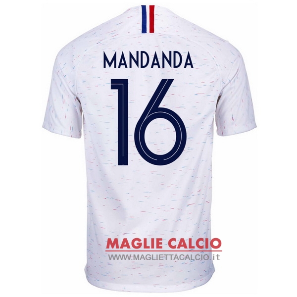 nuova maglietta francia 2018 mandanda 16 seconda