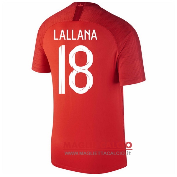 nuova maglietta inghilterra 2018 lallana 18 seconda