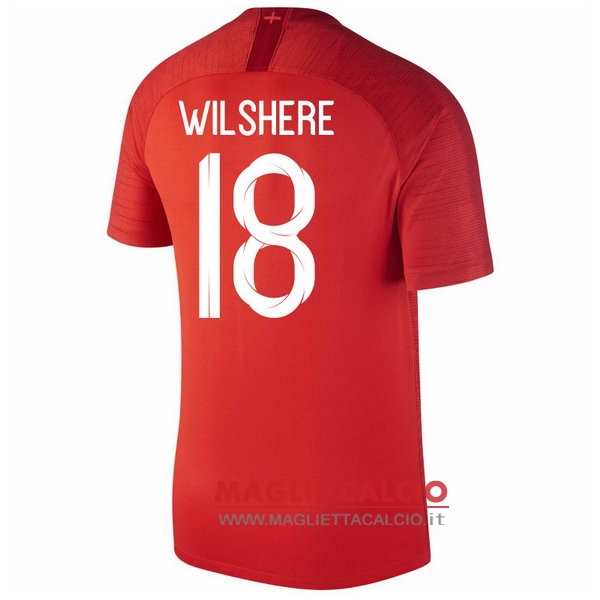 nuova maglietta inghilterra 2018 wilshere 18 seconda