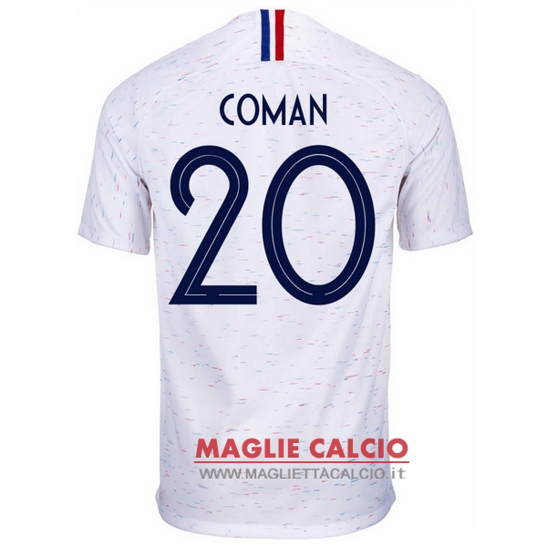 nuova maglietta francia 2018 coman 20 seconda