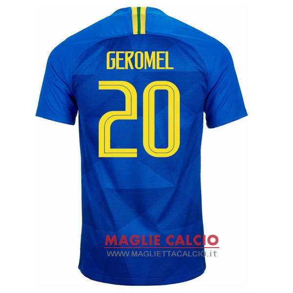 maglietta brasile 2018 geromel 20 seconda