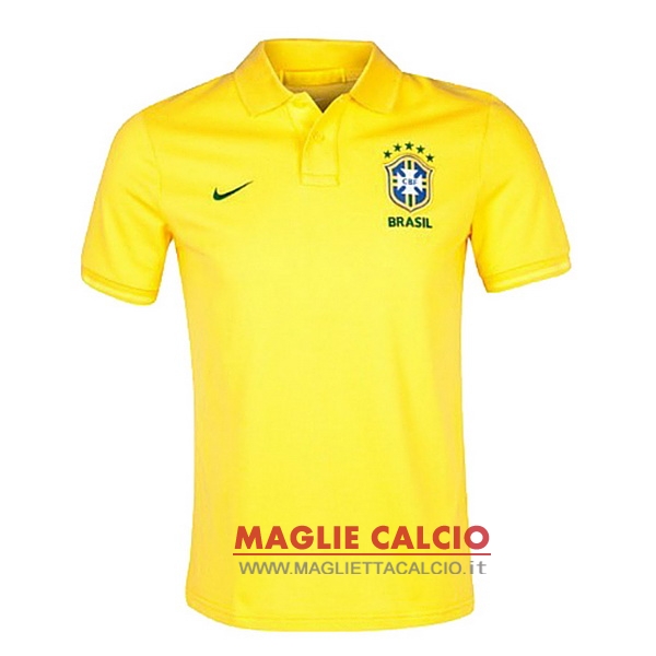 brasile giallo magliette polo nuova 2018