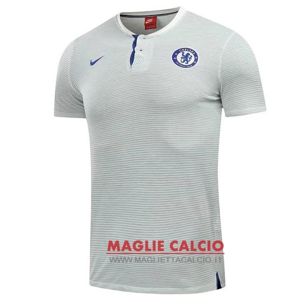 chelsea bianco blu magliette polo nuova 2017-2018