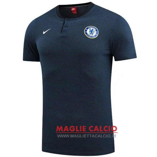 chelsea blu grigio navy magliette polo nuova 2017-2018