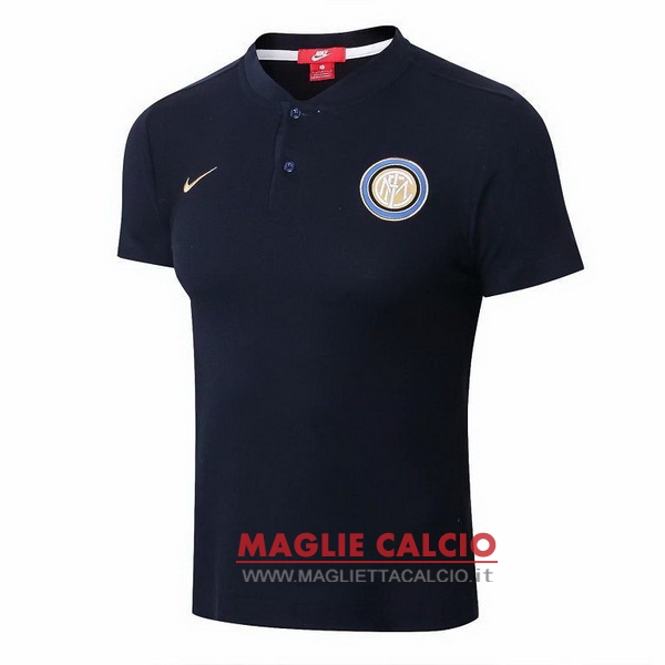 inter de milan blu navy magliette polo nuova 2018-2019