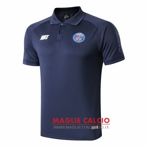 paris saint germain blu magliette polo nuova 2019-2020