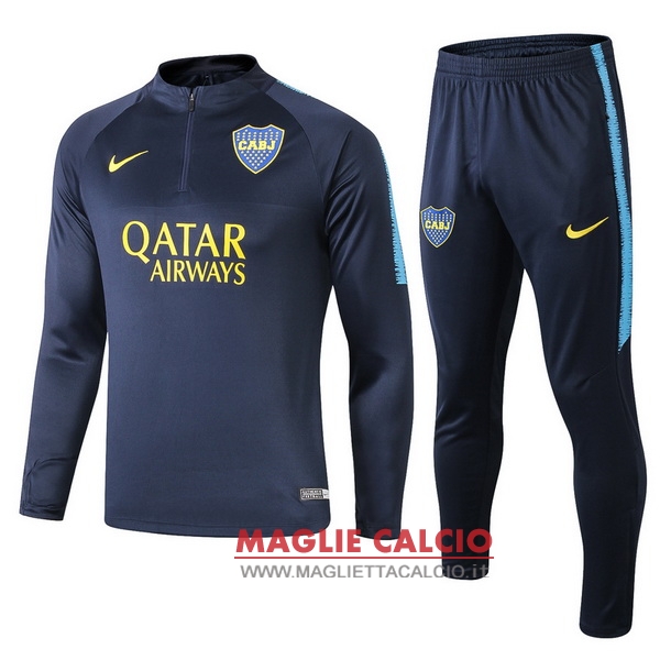 nuova boca juniors insieme completo blu oro giacca 2018-2019