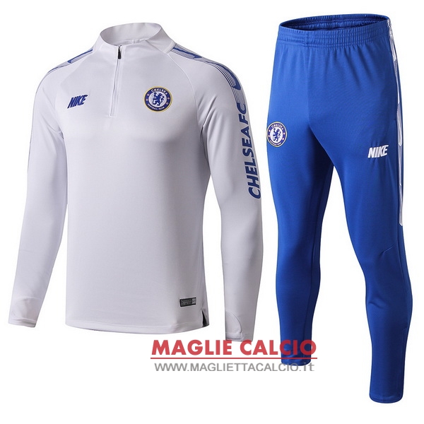 nuova chelsea insieme completo bianco giacca 2019-2020