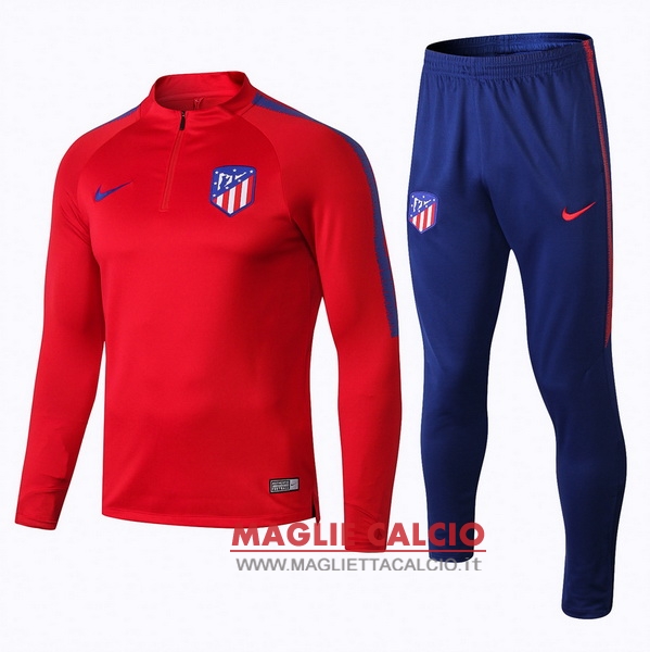 nuova atletico madrid insieme completo rosso luce woolen giacca 2018-2019