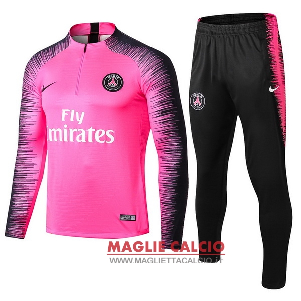 nuova paris saint germain insieme completo rosa woolen giacca 2018-2019