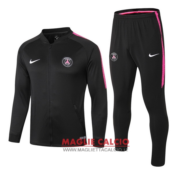 nuova paris saint germain insieme completo nero bianco rosa bianco bambino giacca 2018-2019