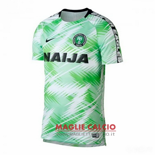 nuova formazione divisione magliette nigeria 2018 verde