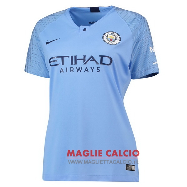 nuova prima magliette manchester city donna 2018-2019