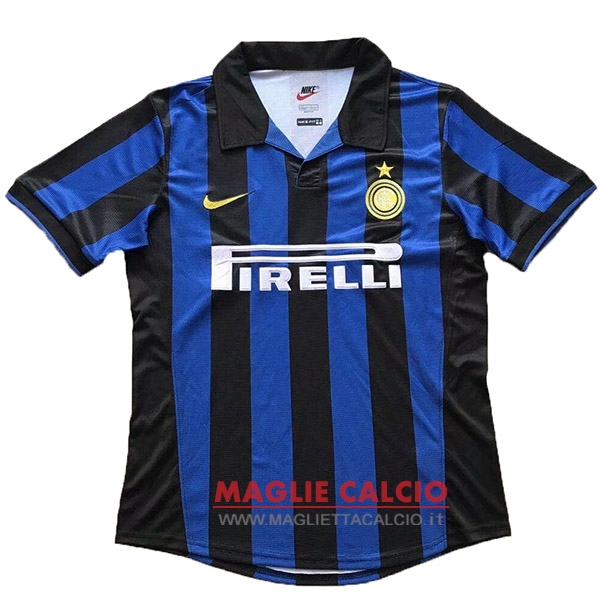 nuova prima magliette inter milan retro 1998-1999