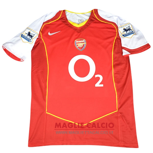 nuova prima magliette arsenal retro 2004-2005